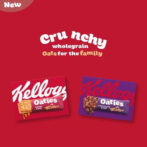 Kellogg's Oaties Chocolate & Oat Cereal Bar
