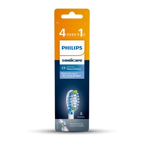 Philips Sonicare Premium Plaque Defence Toothbrush Heads Refills White