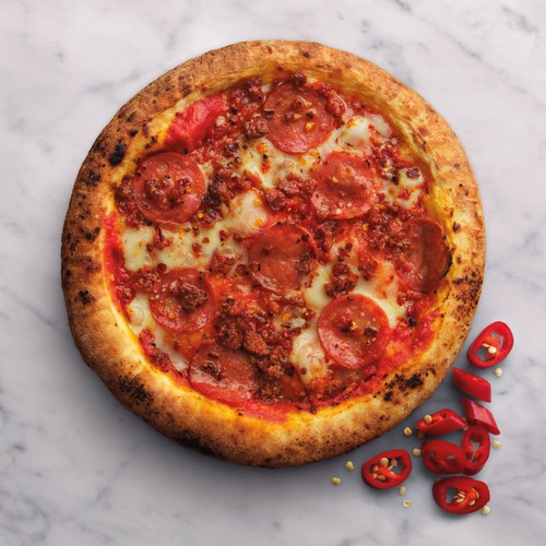Crosta Mollica Stromboli Pizzetta 2 Mini Pizzas Pepperoni & Spicy Salami