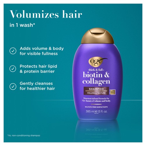 OGX Thick & Full+ Biotin & Collagen pH Balanced Shampoo