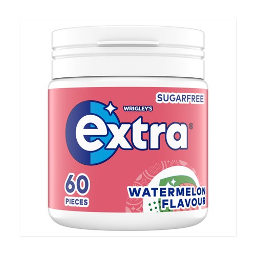 Extra Watermelon Flavour Sugarfree Chewing Gum Bottle