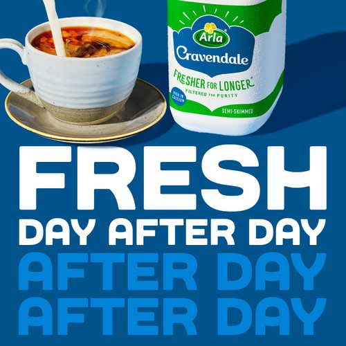 Cravendale Filtered Fresh Semi Skimmed Milk Fresher for Longer