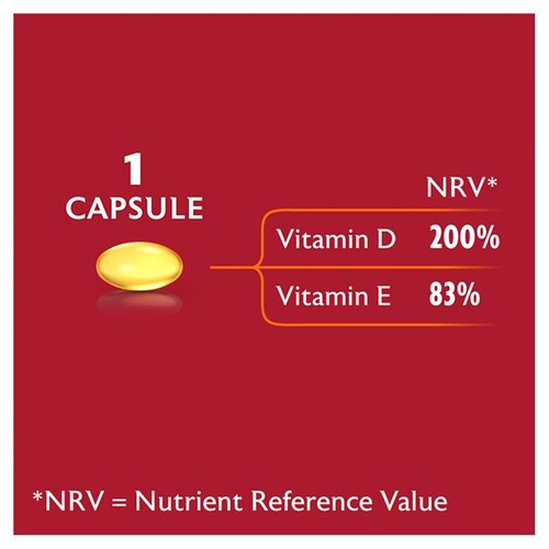 Seven Seas Cod Liver Oil High Strength Gelatine Free Omega-3 Caps