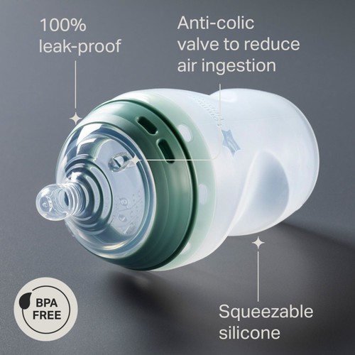 Tommee Tippee Natural Start Silicone Bottle 2 x 260ml pack