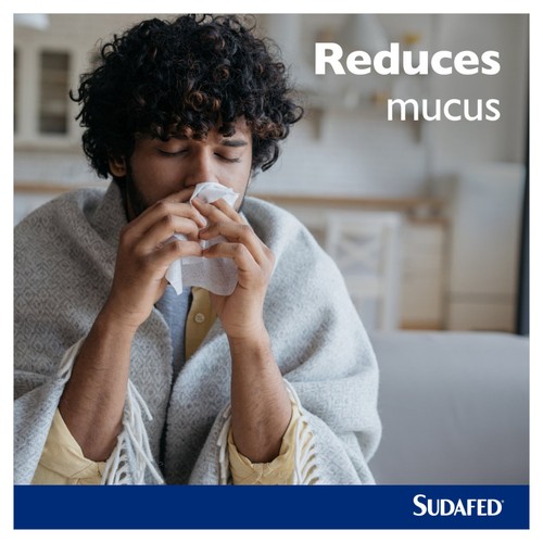 Sudafed Mucus Relief Triple Action Cold & Flu Tablets