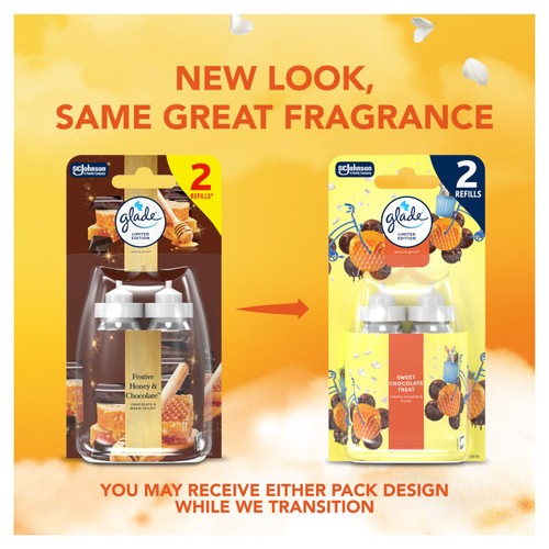 Glade Sense & Spray, Twin Refill, Sweet Chocolate Treat