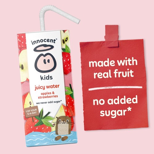 Innocent Kids Juicy Water Apples & Strawberries