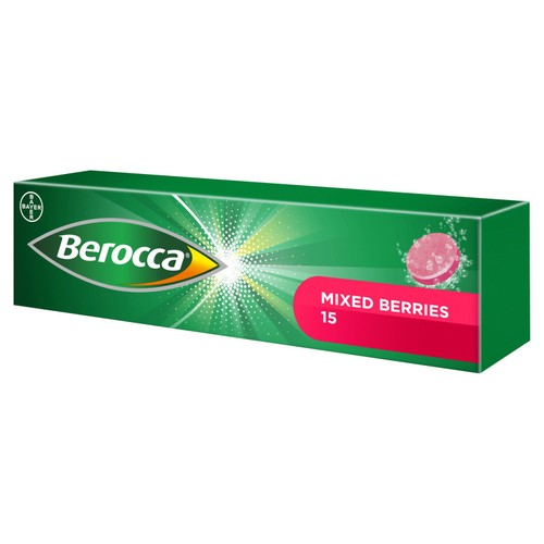 Berocca Mixed Berries Energy Vitamin Effervescent Tablets