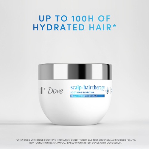 Dove Soothing Hydration Hair Mask for Smooth, Soft and Moisturised Hair