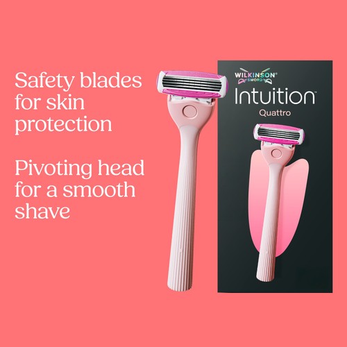 Wilkinson Sword Intuition Quattro Women's Razor Blade Refills