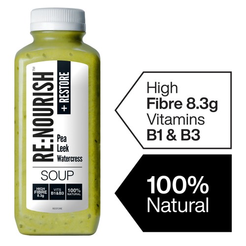 RENOURISH Restore Pea, Leek and Watercress, GLP-1 Friendly Soup