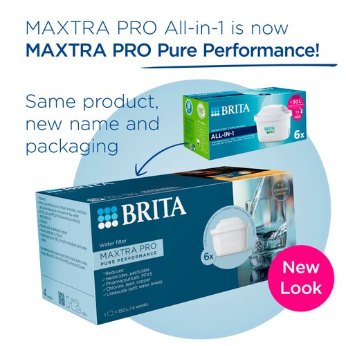 BRITA MAXTRA PRO Pure Performance Water Filter Cartridge (All-in-1)