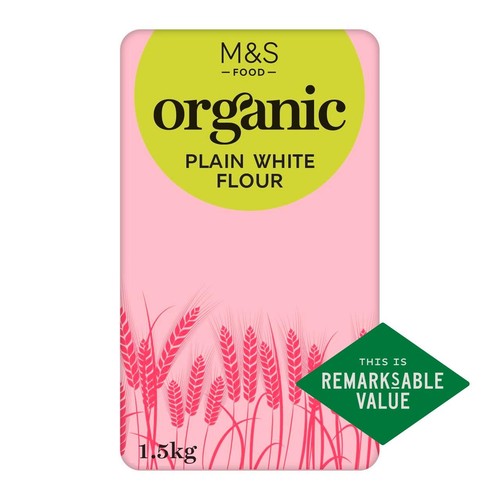 M&S Organic Plain White Flour