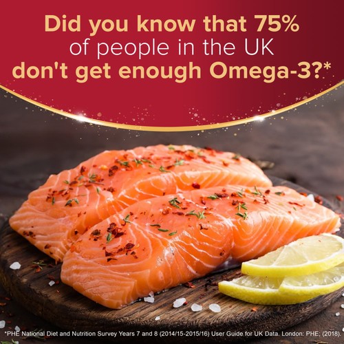 Seven Seas Omega-3 Fish Oil Max Strength with Vitamin D Capsules