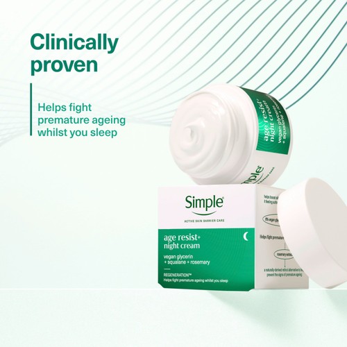 Simple Age Resist+ Night Cream