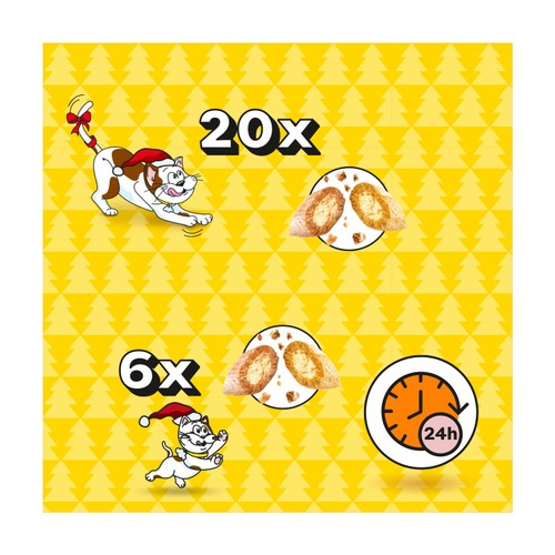 DREAMIES Christmas Mix Cat Treats with Salmon and Turkey