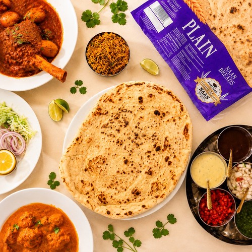 Leicester Handmade Bakery Plain Naan Breads