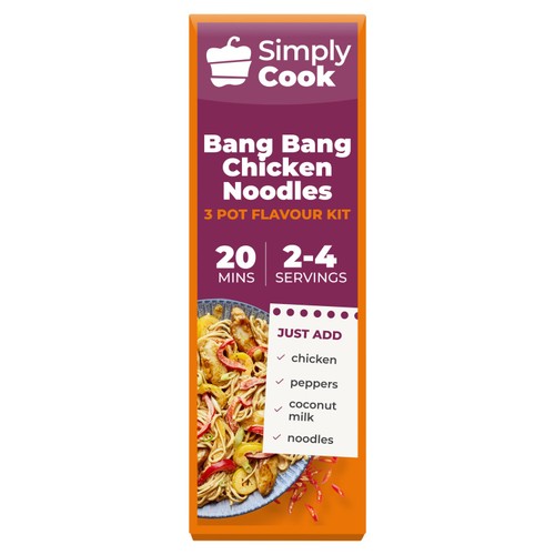 Simply Cook Bang Bang Chicken Noodles, 45g Simply Cook Bang Bang Chicken Noodles, 45g