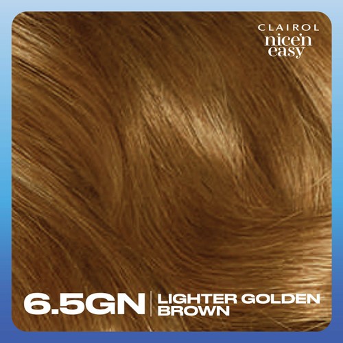 Clairol Nice'n Easy Hair Dye, 6.5GN Lighter Golden Brown