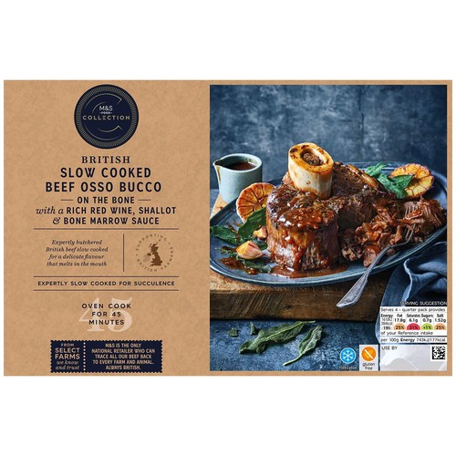 M&S Slow Cooked British Beef Osso Bucco