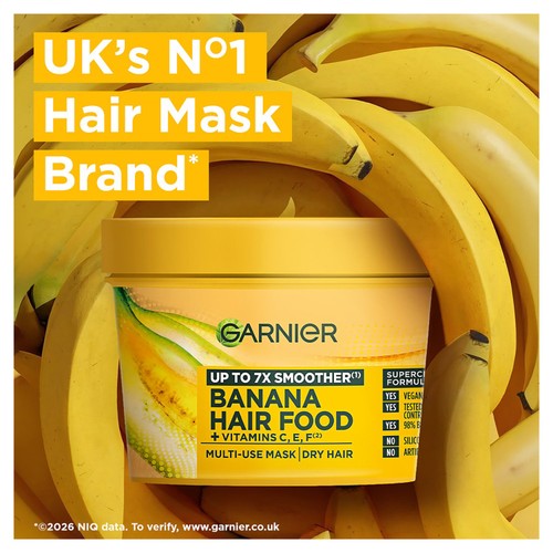 Garnier Ultimate Blends Hair Food Banana 3-in-1 Hair Mask Treatment
