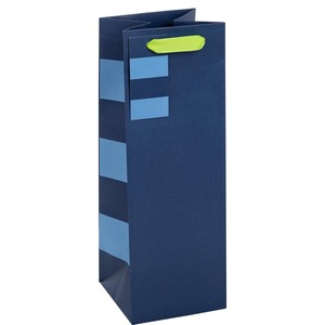 Blue Stripe Bottle Bag