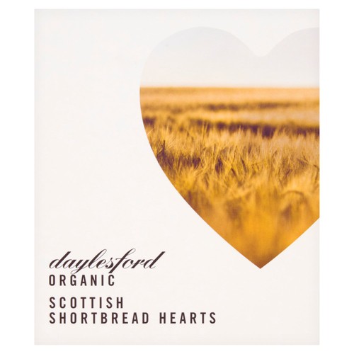 Daylesford Organic Scottish Mini Shortbread Hearts