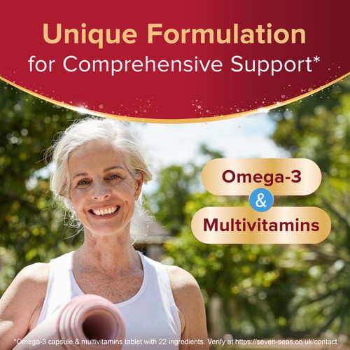 Seven Seas Omega-3 & Multivitamins Woman 50+