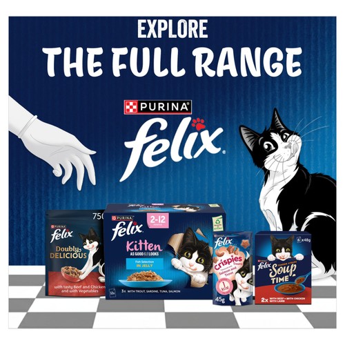 Felix As Good As it Looks Kitten Fish in Jelly Wet Cat Food