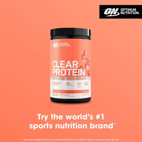 Optimum Nutrition Plant Isolate Clear Protein Juicy Peach