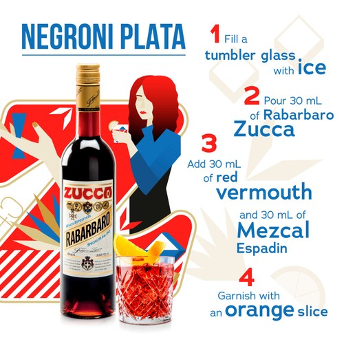 Rabarbaro Zucca Liqueur
