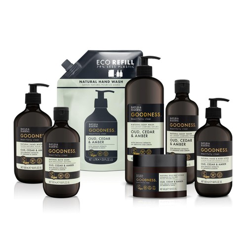Baylis & Harding Goodness Oud, Cedar & Amber Hand & Body Lotion