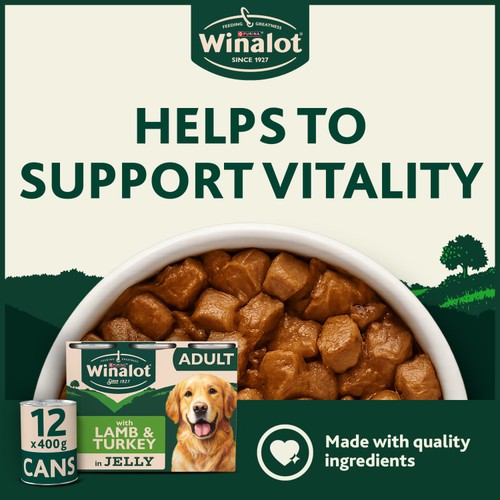 Winalot Classics Mixed in Jelly Lamb & Turkey Wet Dog Food