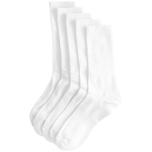 M&S Mens Goodmove Cool & Fresh Cotton Rich Sports Socks, 9-12, White