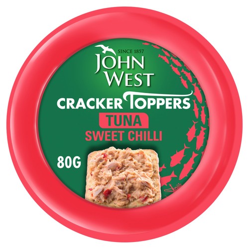 John West Cracker Toppers Tuna Sweet Chilli