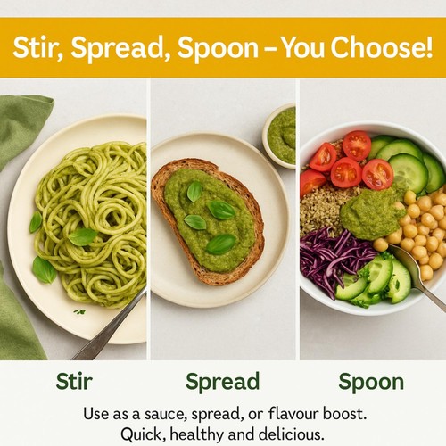 The Happy Pear Lovely Basil Pesto