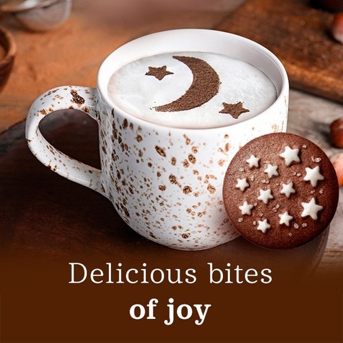 Pan Di Stelle Chocolate Biscuits with Milk, Hazelnuts & Cocoa