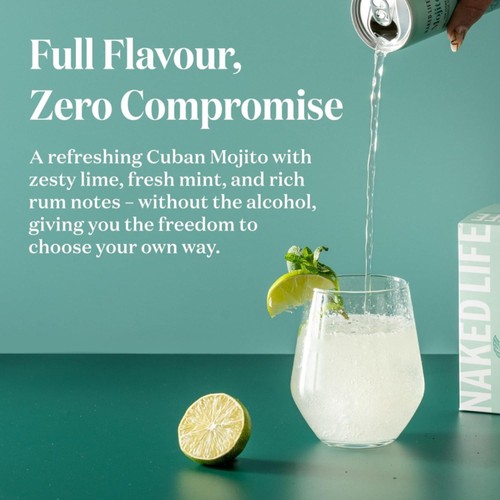 Naked Life Non-Alcoholic Cocktail Mojito Spritz