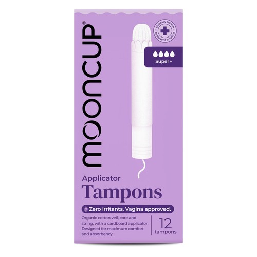 Mooncup Organic Cotton Applicator Tampons Heavy