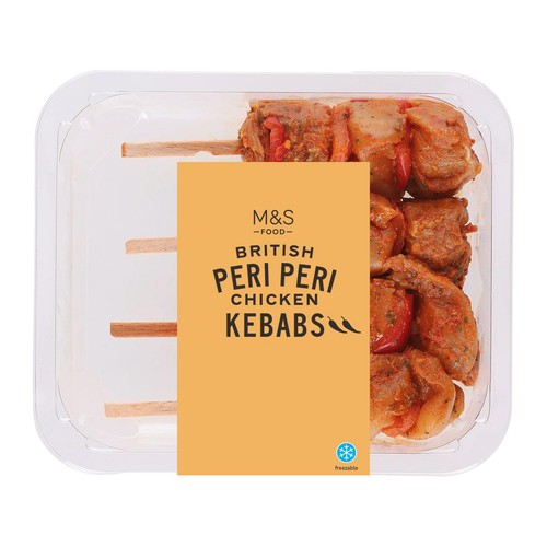 M&S Grill 4 Peri Peri Chicken Kebabs