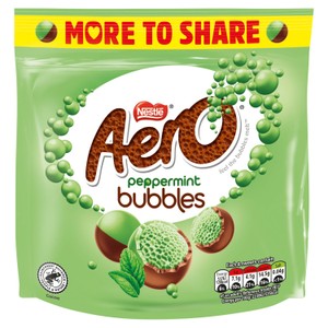 Aero Bubbles Peppermint Share Bag 181g 