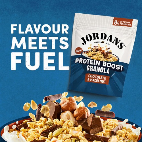 Jordans Protein Boost Chocolate & Hazelnut Granola
