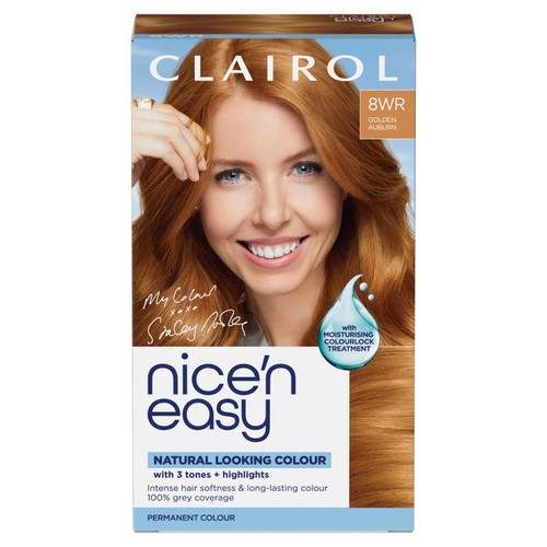 Clairol Nice'n Easy Hair Dye, 8WR Golden Auburn