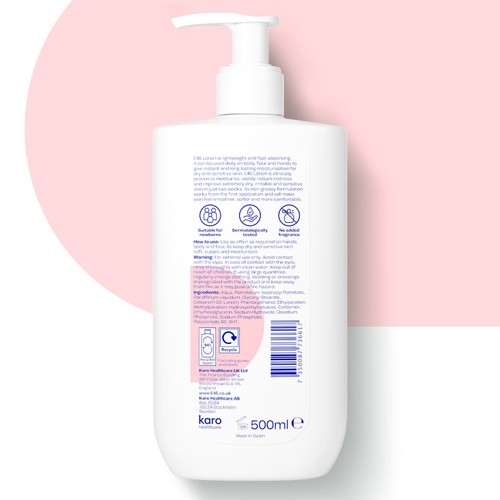 E45 Moisturiser Body Lotion for Dry & Sensitive Skin