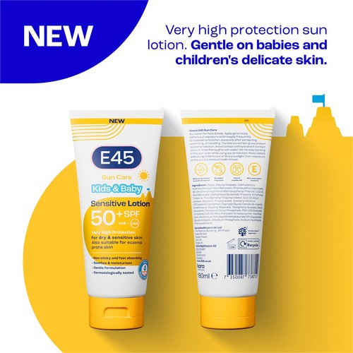 E45 Kids & Baby Sun Cream Lotion SPF 50+