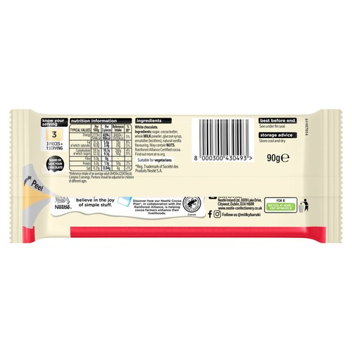 Milkybar White Chocolate Sharing Block