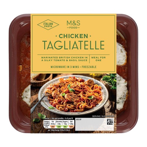 M&S Chicken Tagliatelle Serves 1