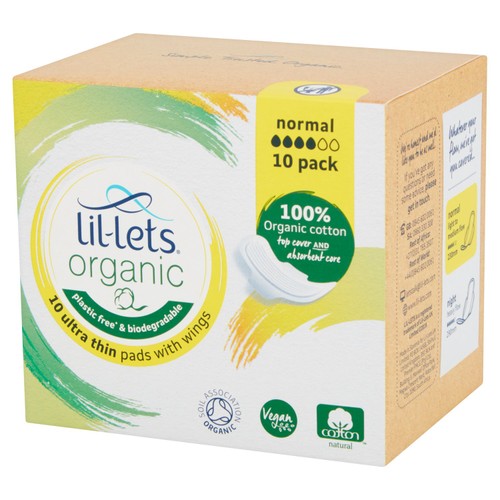 Lil-lets Organic Pads Normal