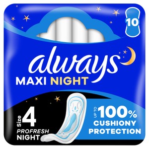 Always Sanitary Towels Maxi Night 