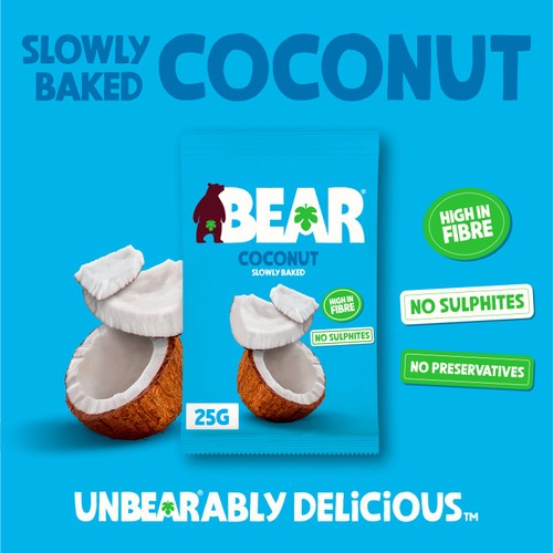 BEAR Fruit Dried Coconut Chips